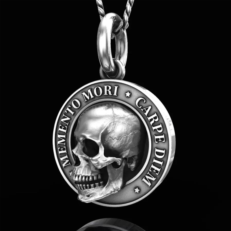 BowLift | Memento Mori Skull Pendant