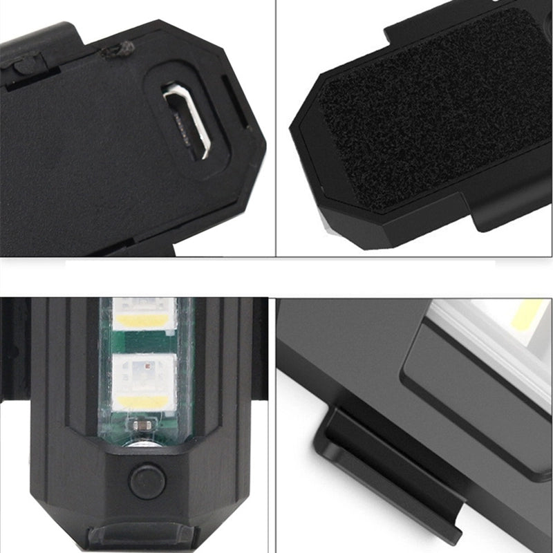 BowLift | 7 Colors LED Aircraft Strobe Lights & USB Charging