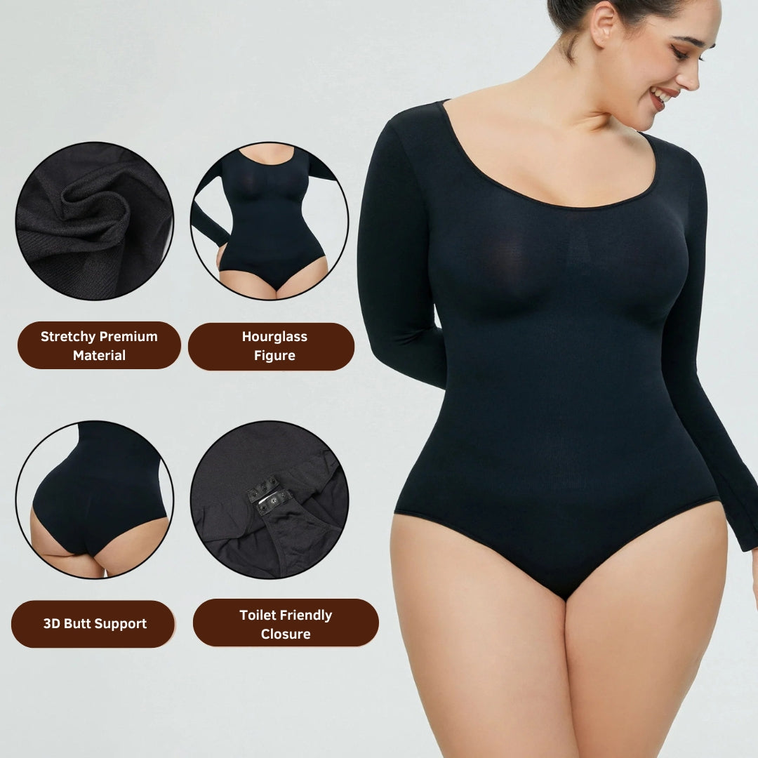 SculptEase – Long Sleeve Shaping Bodysuit Shapewear
