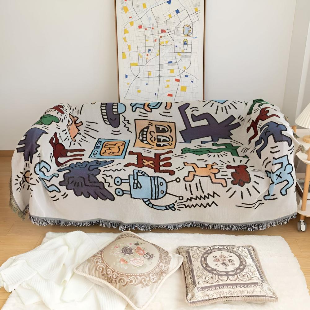 BowLift | Bold Expressions Tassel Blanket