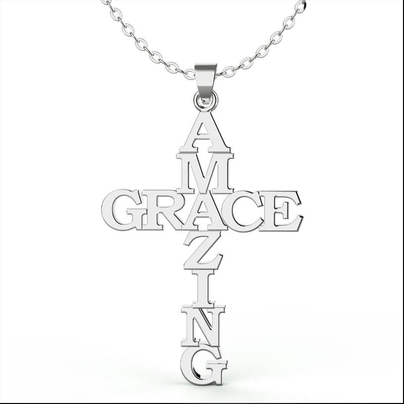 BowLift | Amazing Grace Cross Necklace