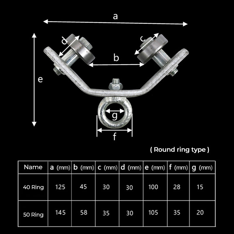 BowLift | Angle Iron Track Hanging Line Pulley