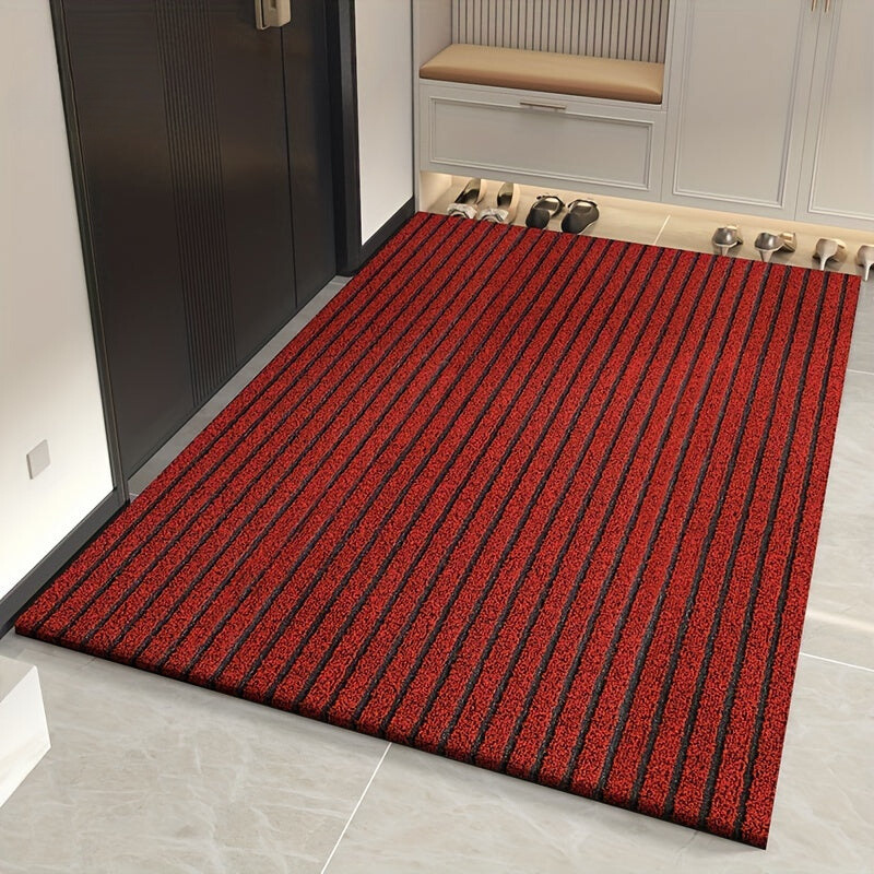 BowLift | All-Season Weatherproof Doormat – Abrasion-Resistant Striped Doormat, Non-Slip, Stain and Fade Resistant, Low Profile Mat for Indoor and Outdoor
