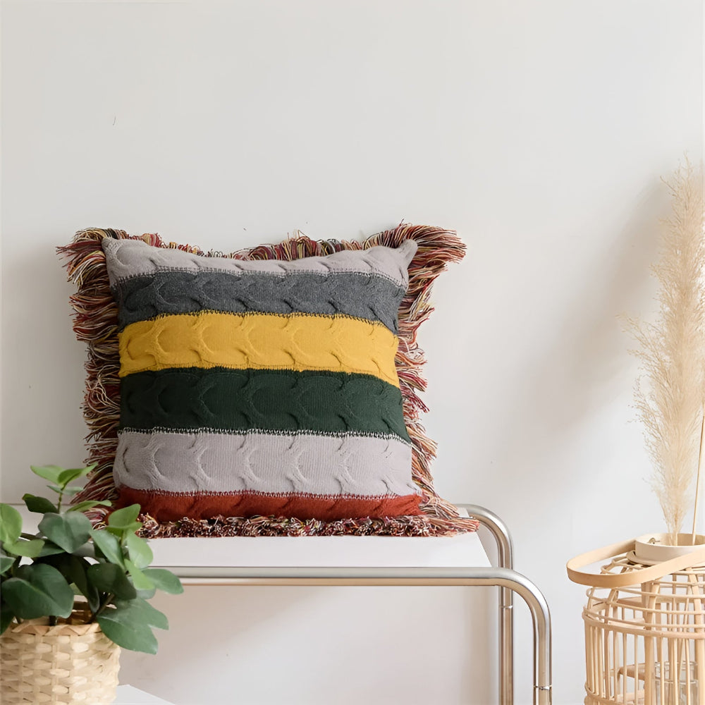 BowLift | Colorful Radiance Knit Cushion