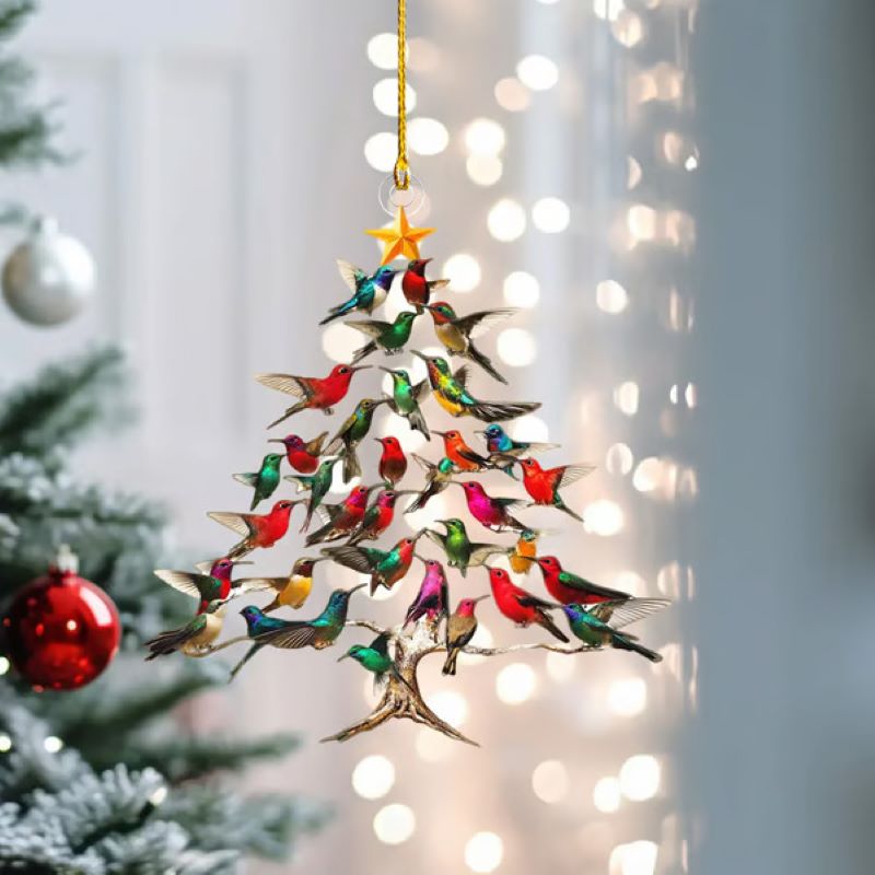 BowLift | Hummingbird Christmas Decoration