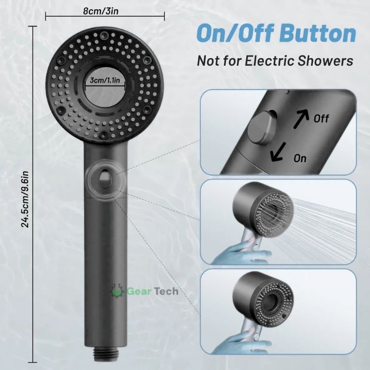 BowLift | Enhanced Power Shower Head – Designed for Consistent High Pressure