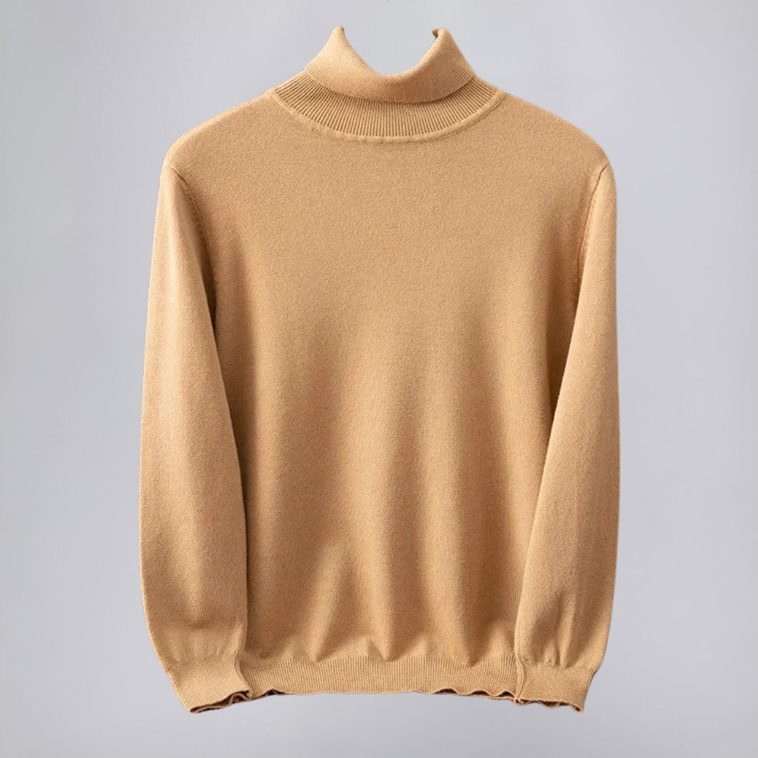 Merino Wool Turtleneck in Luxe Blend