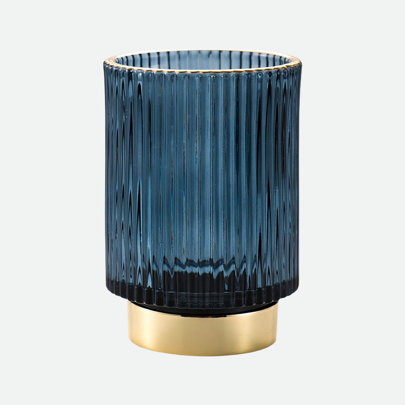 BowLift | Elise Gold Foil Glass Makeup Halter & Organizer