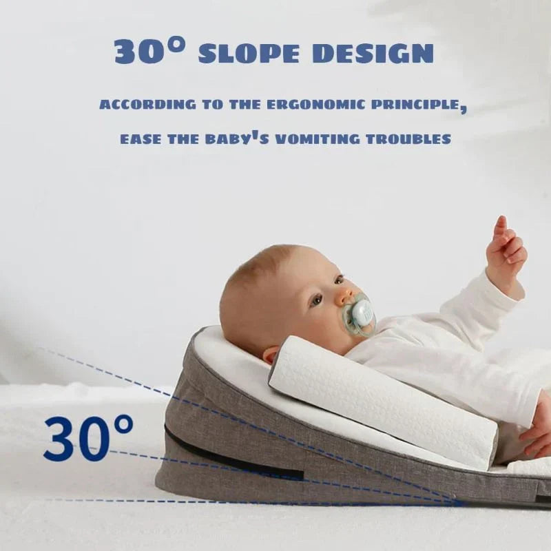 BowLift | CozySlope | Baby Wedge Pillow – Anti-Reflux Side Sleeper Support Cushion for Newborns