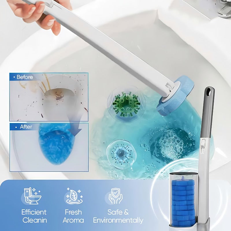 BowLift | Disposable sponge head toilet brush