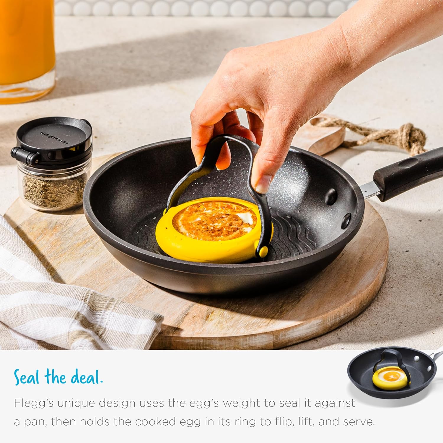 BowLift | C-Channel Silicone Egg Ring
