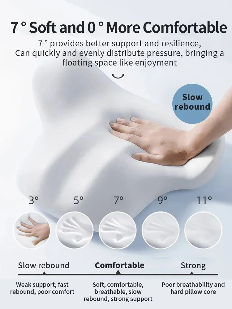 BowLift | Ergonomic Memory Foam Lumbar Support Pillow