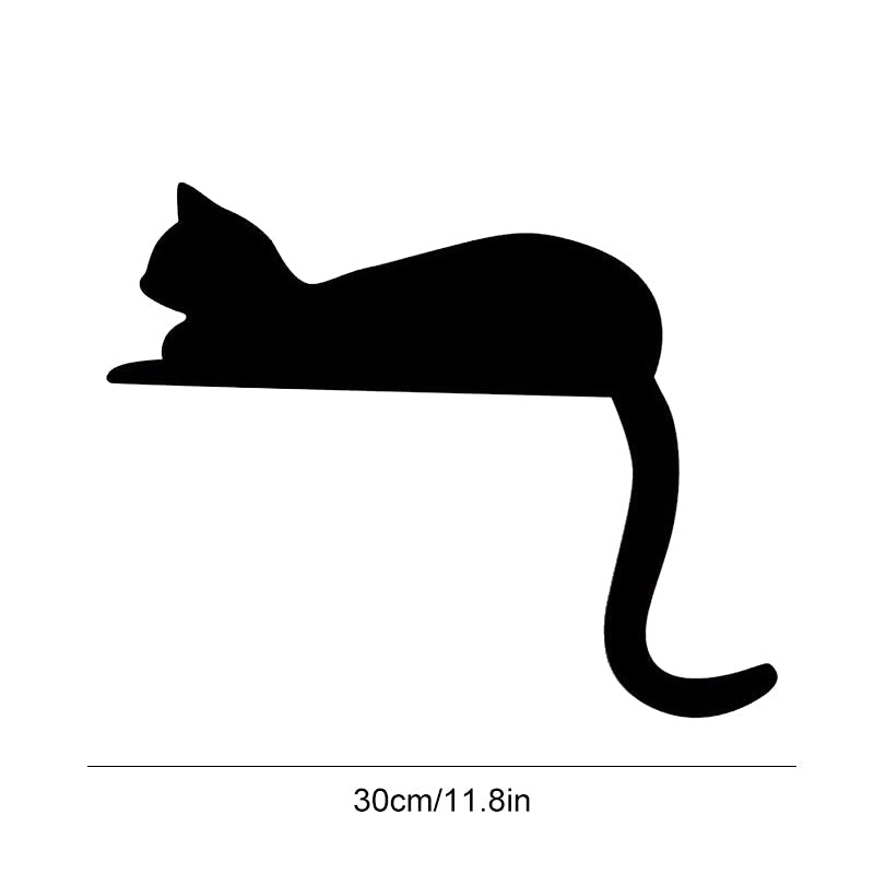 BowLift | Black Cat Door Corner Sign Decoration