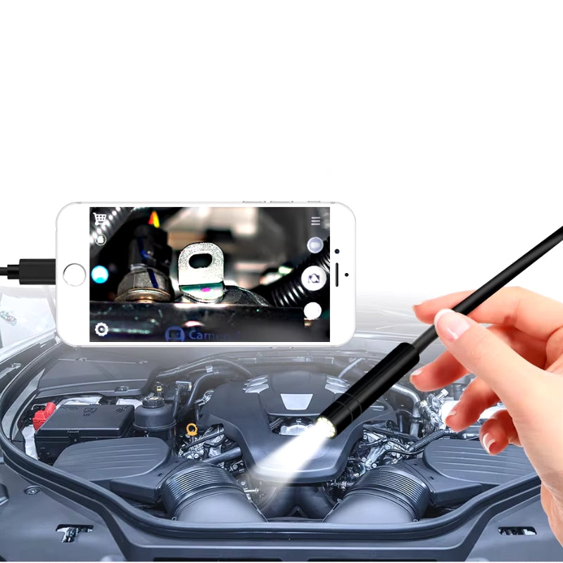 BowLift | Industrial Endoscope Inspection Camera For Phone - Waterproof and Flexible HD Cam with Led Lights