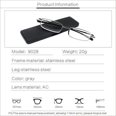 BowLift | Compact Mens & Ladies Folding Reading Glasses