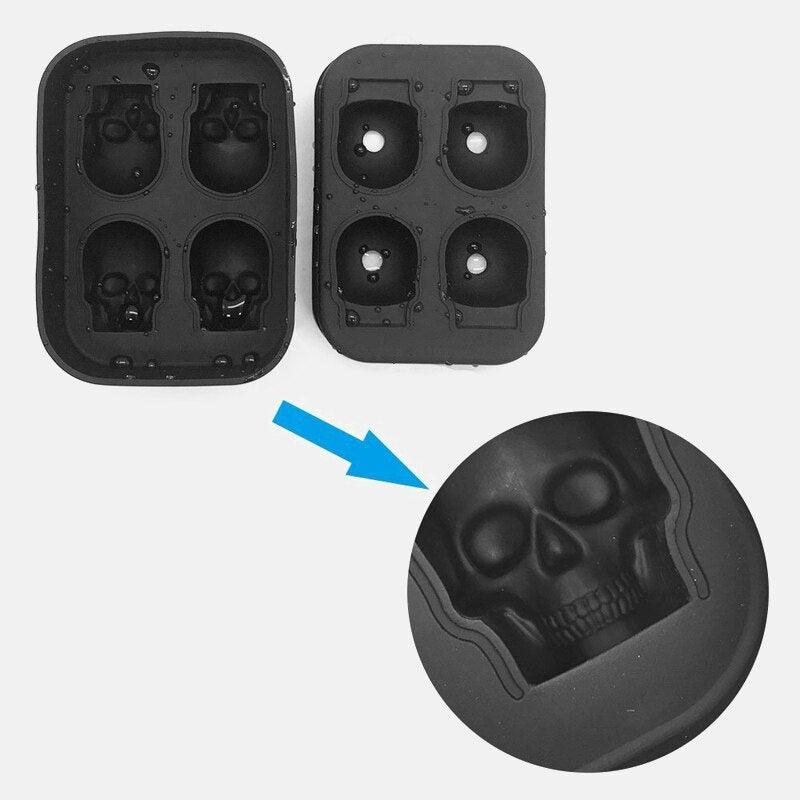 BowLift | 3D Skull Ice Cube Mold