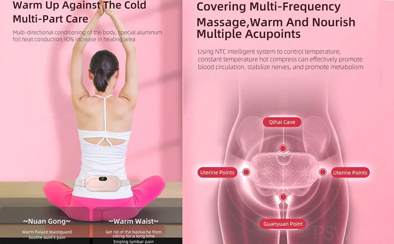 BowLift | Heat&Massage Therapy Pad - (Period Cramps & Any Pains)