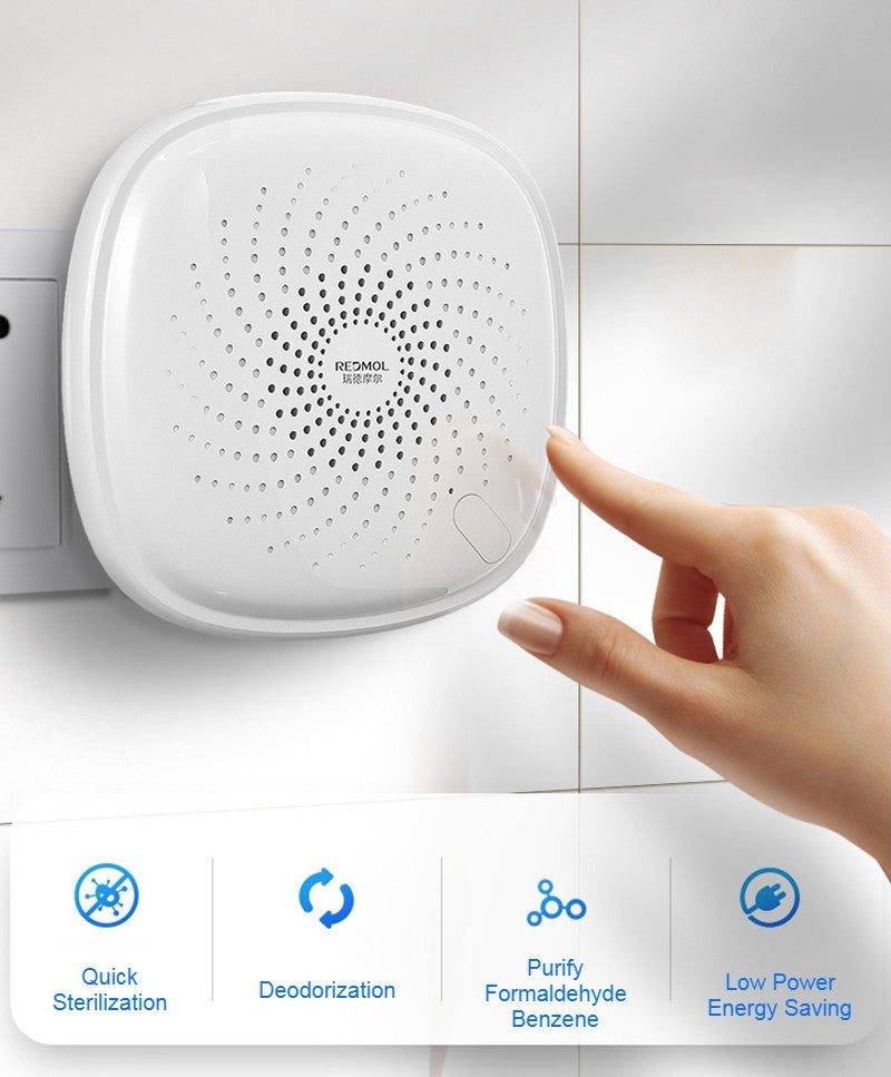 BowLift | Household Negative Ion & Ozone Deodorization Formaldehyde Odor Air Purifier & Disinfection Machine, with Timer Automatic Shutdown Function, for Toilet, Bedroom, Pet, Office and More