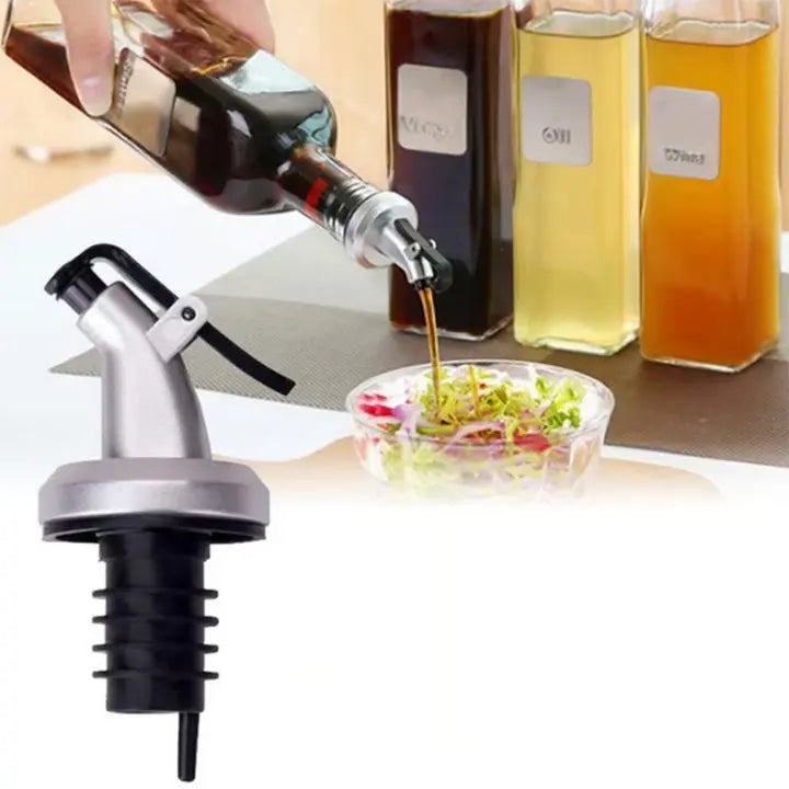 BowLift | 4 pieces | Pourer for oil & sauce bottles – drip-free, leak-proof