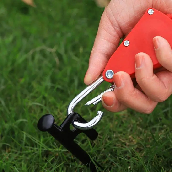 BowLift | 4 pieces | Adjustable outdoor camping rope – stable, reflective and compact