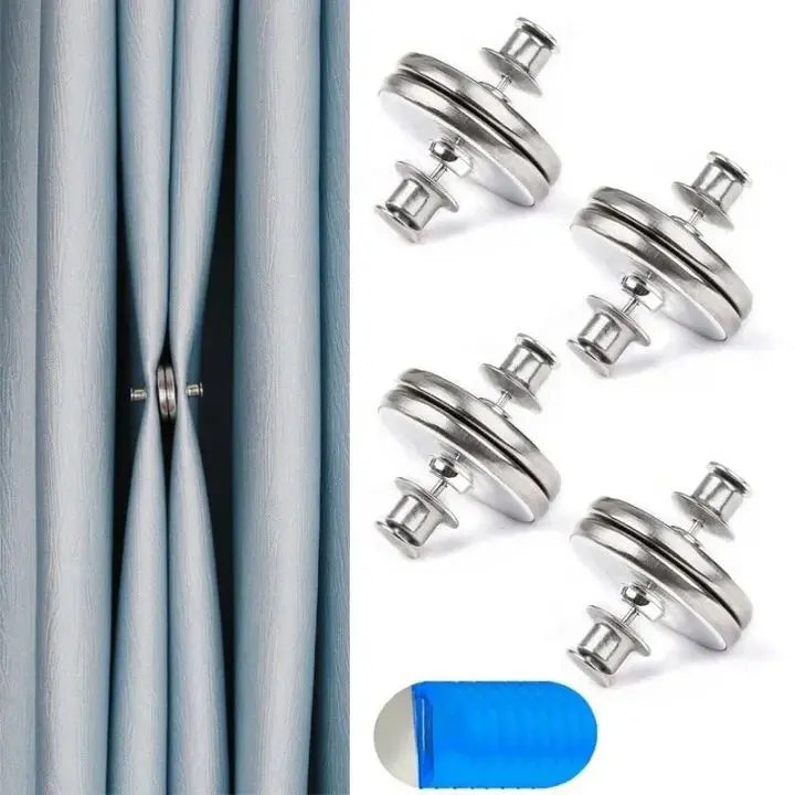 BowLift | 4 Pieces | Magnetic Curtain Clip - Elegant Pleats without Sewing