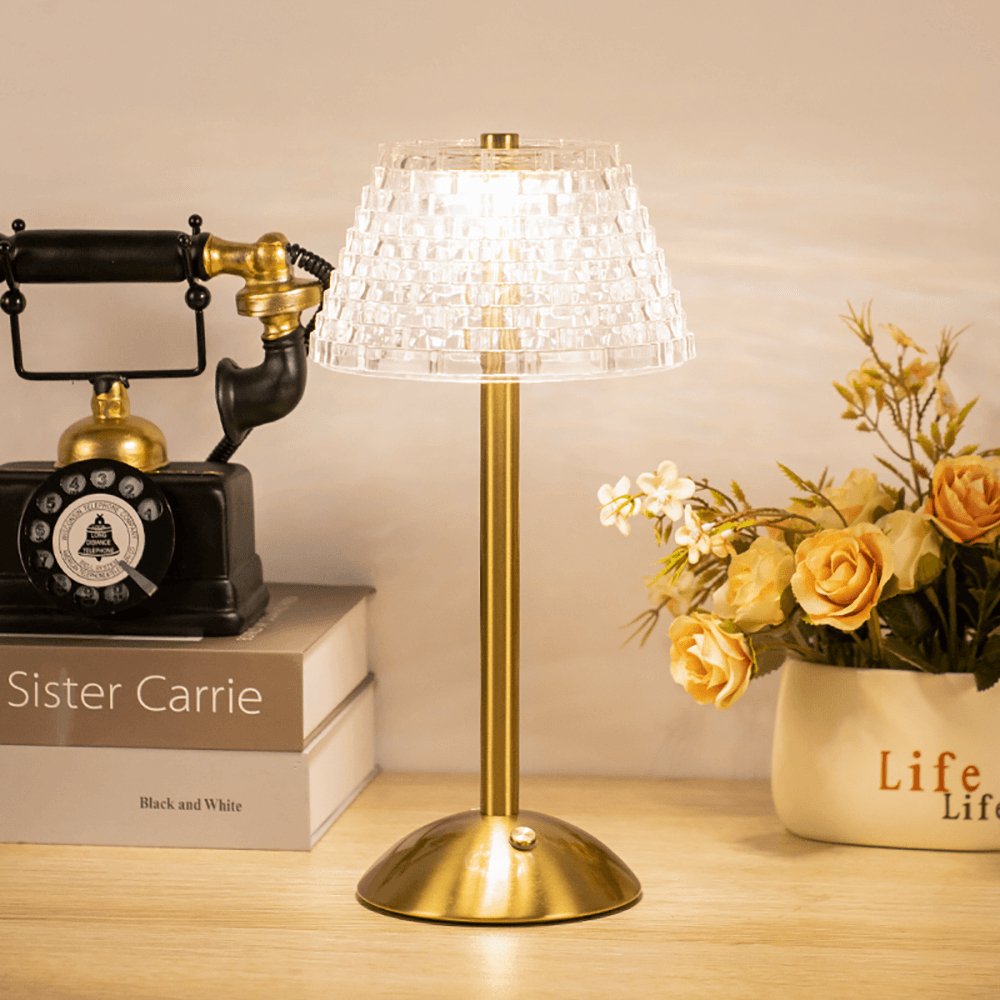 BowLift | AuraGlow Table Lamp - Rechargeable LED Lamp with Dimming Function