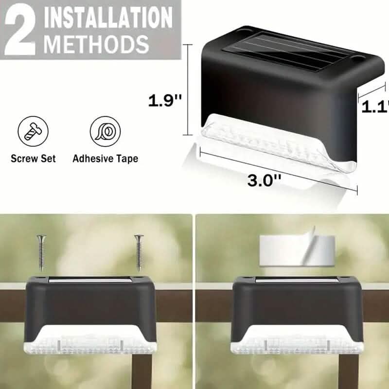 BowLift | 4-Pack: Solar Outdoor Garden Deck Lights