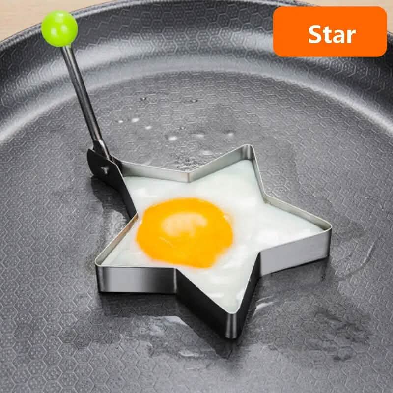 BowLift | 4-piece set: stainless steel creative egg ring molds