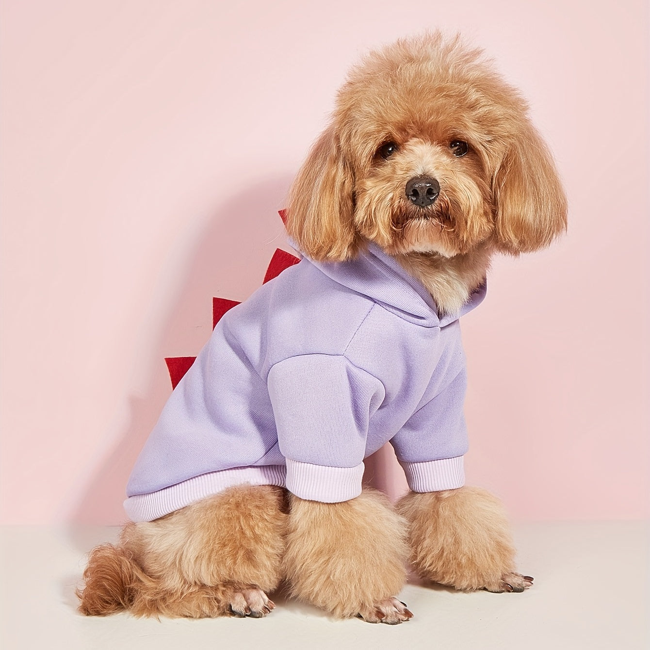 BowLift | Dog Halloween Costume Fleece Dinosaur Hoodie | Pet Outfit Warm