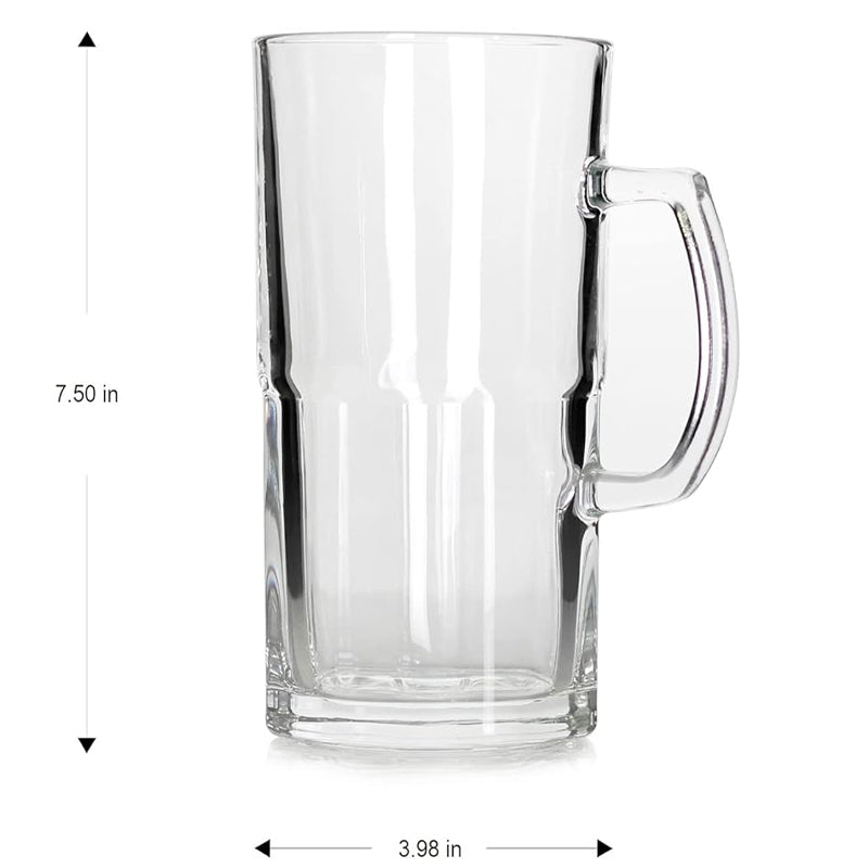 BowLift | 1000ml/34oz Large Beer Mug Super Mug Coffee Tea Glassware Durable Wine Tumbler