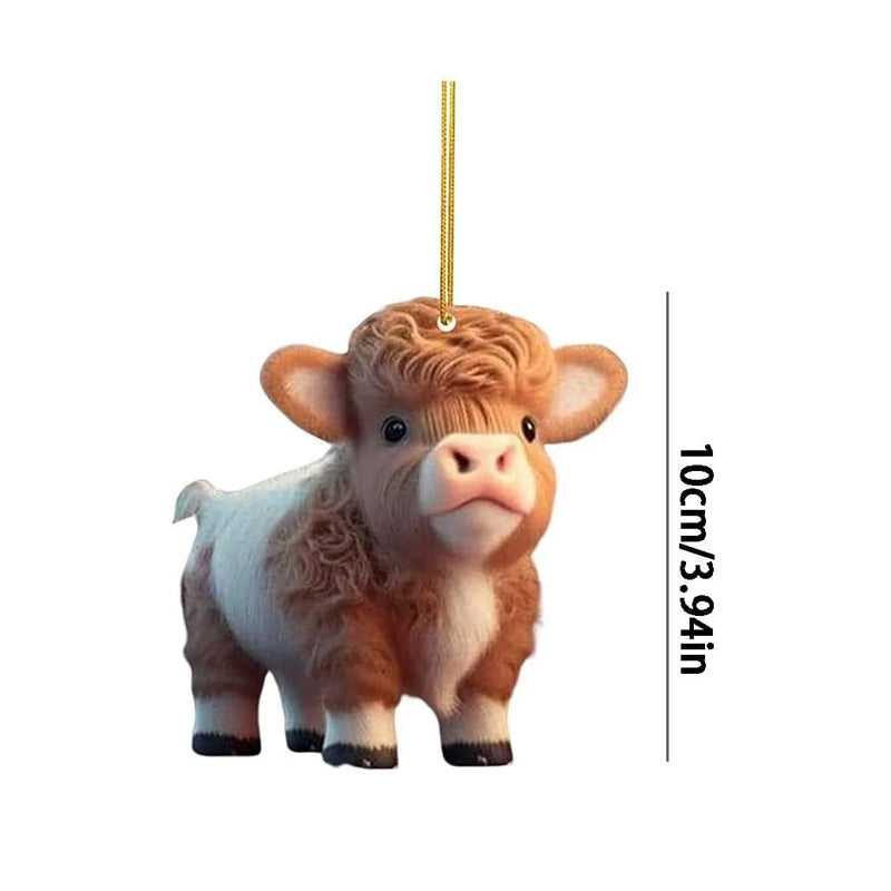 BowLift | Cartoon Cow Decorative Ornament