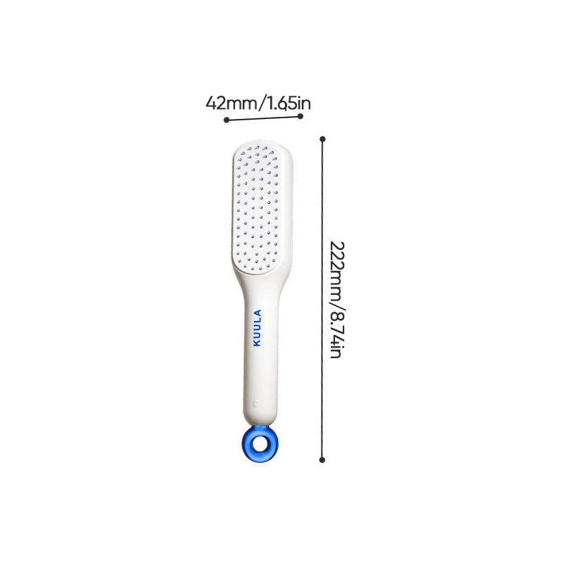 BowLift | Self-cleaning anti-static massage comb