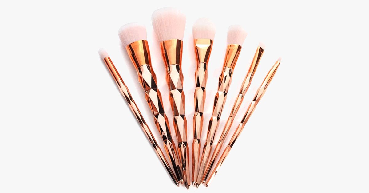 BowLift | Gold Jewel Mermaid Brush Set