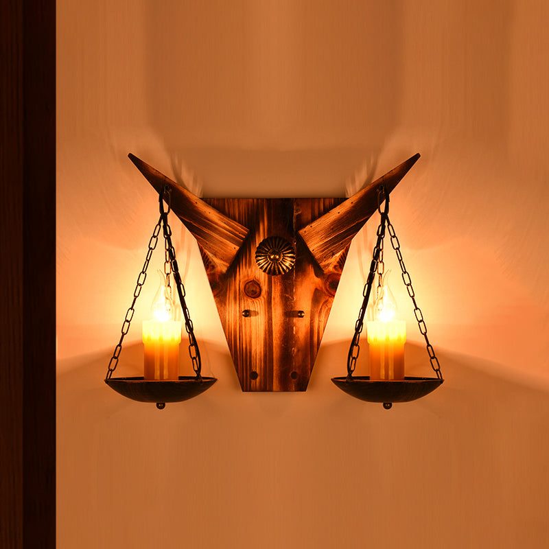 BowLift | A light wall lamp light industrial crackle glass vase shape lighting fixture in yellow, 3.5"/5"/14.5" wide