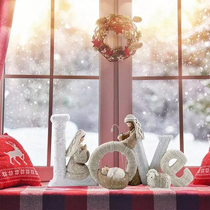 BowLift | Handicraft Family Nativity Statue