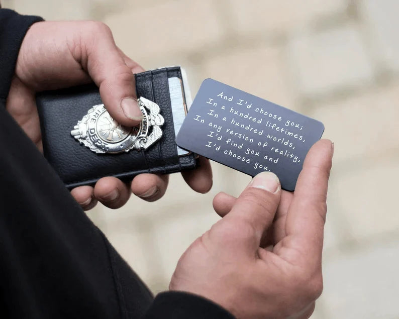 BowLift | Anniversary gifts for couples, long-distance use wallet card for him