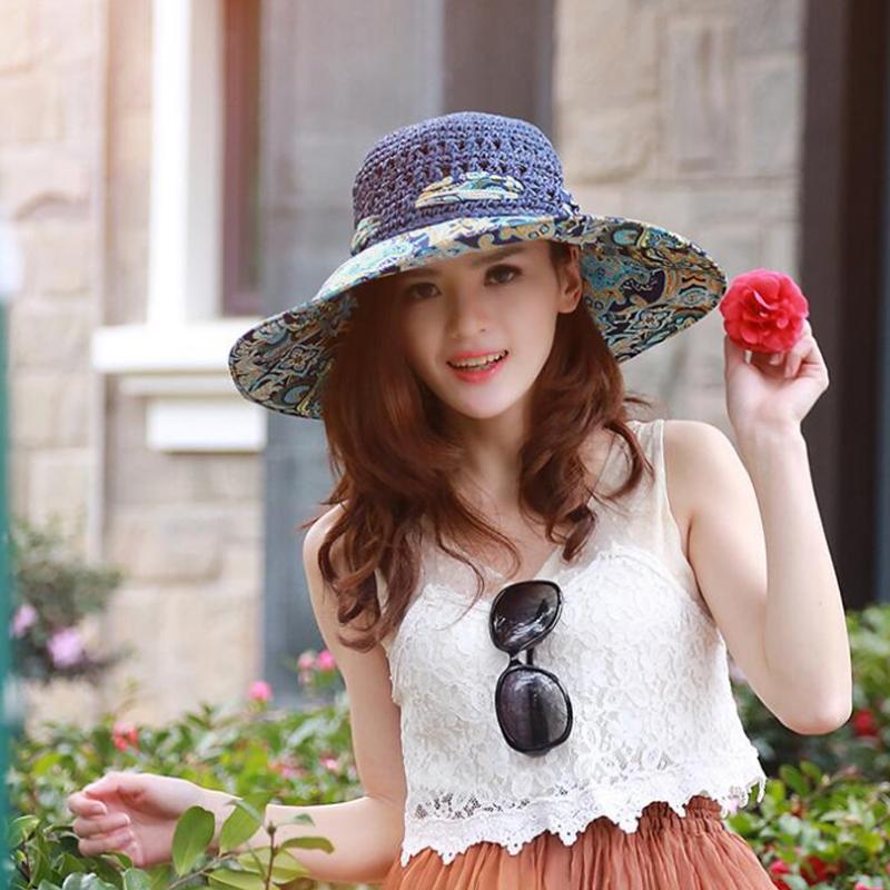 BowLift | Fashion Hollow Printed Sun Hat