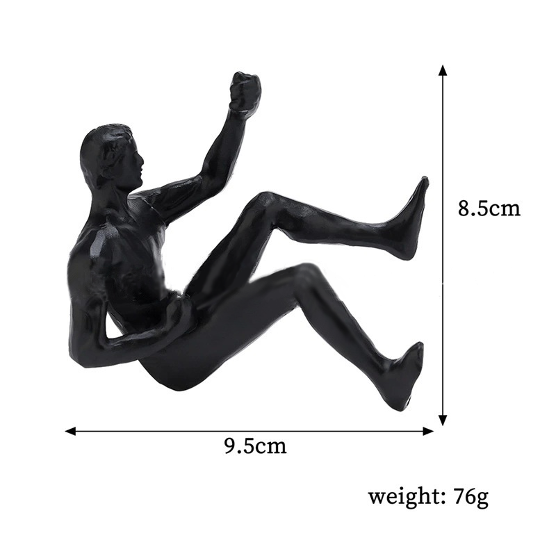 BowLift | Climber Nordic Art Wall Hanging Statues
