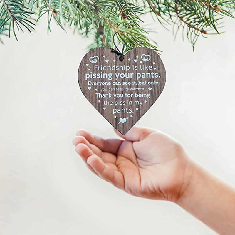BowLift | Friendship Wood Pendant Christmas Tree Decor