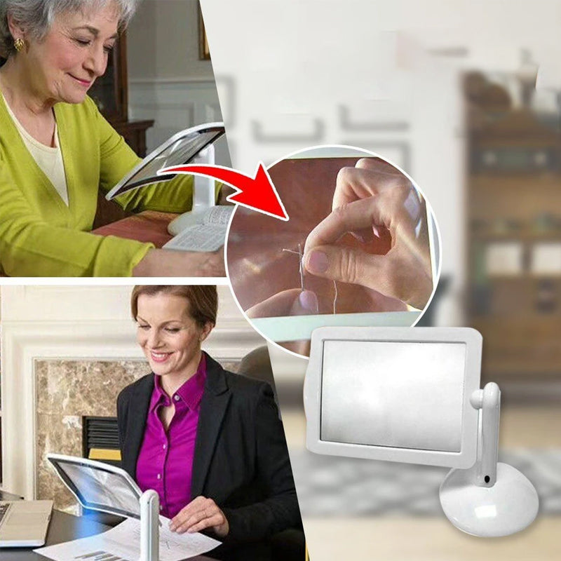 BowLift | Hands-free desktop magnifier with LED