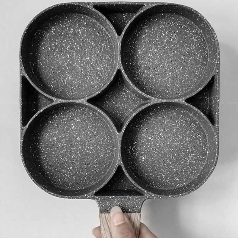 BowLift | Four-hole egg pan, breakfast omelette household frying pan non-stick pan