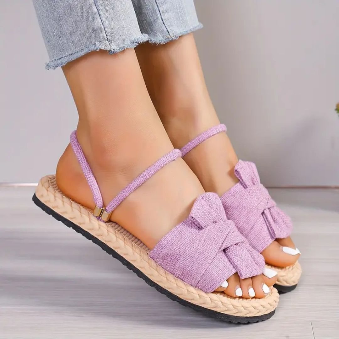 Blissara – Women’s Bow Strap Summer Sandals