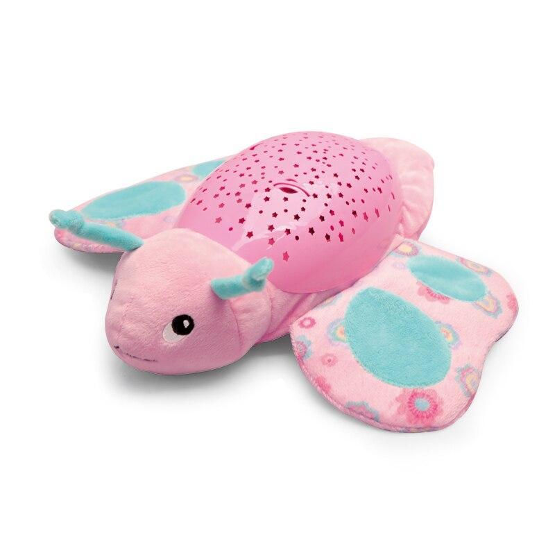 BowLift | Baby Sleep LED Lighting Stuffed Animal Led Night Lamp Plush Toys With Music & Stars Projector Light