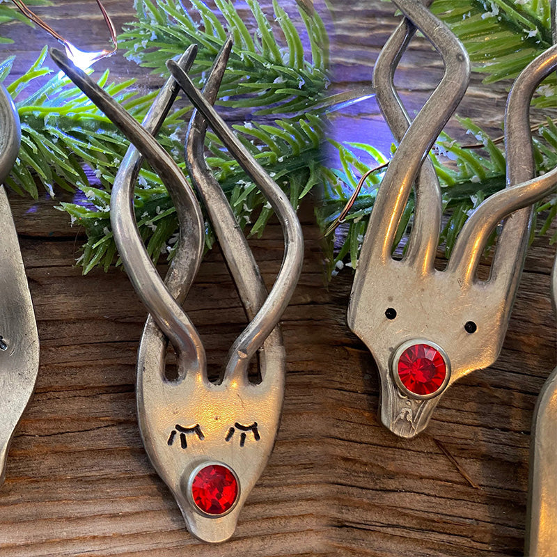 BowLift | Funny Fork Reindeer Ornament