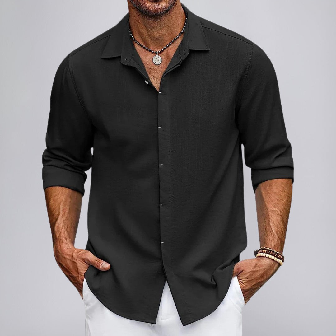 Tailored Dress Shirt with Classic Fit