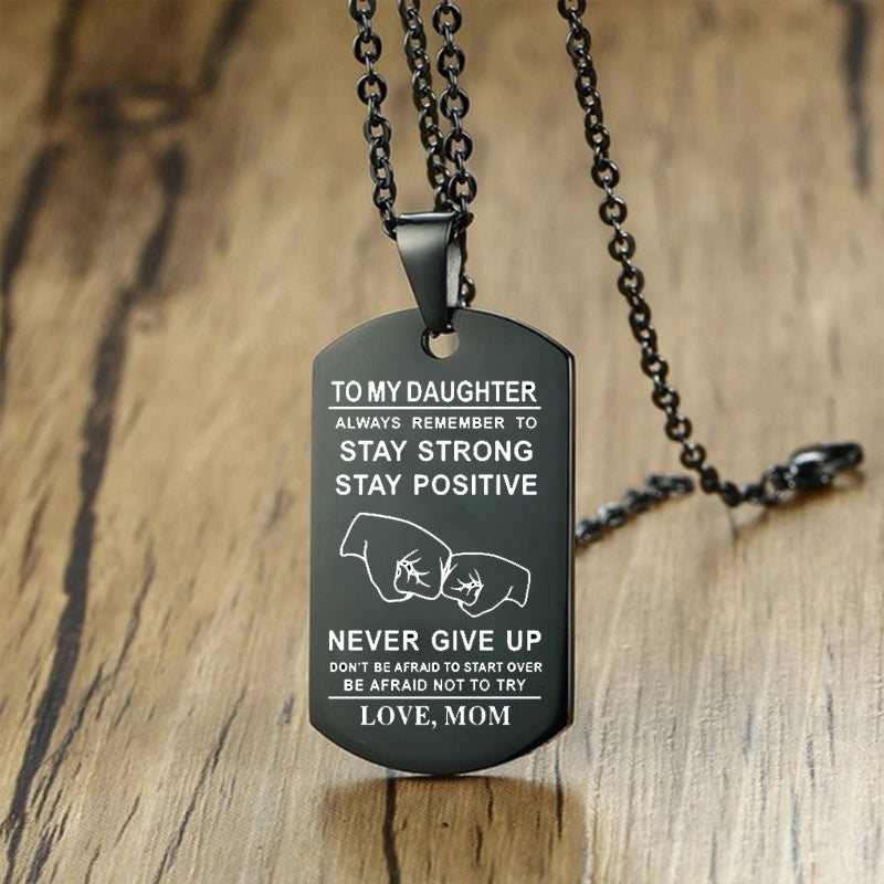 BowLift | English Alphabet Stainless Steel Necklace