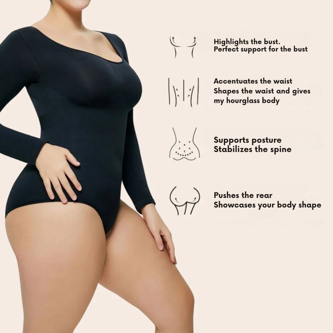 SculptEase – Long Sleeve Shaping Bodysuit Shapewear