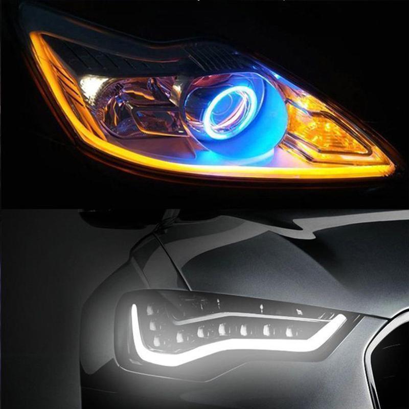 BowLift | Flexible DRL LED Night & Daytime Running Light Strip (No Disassembling Needed)
