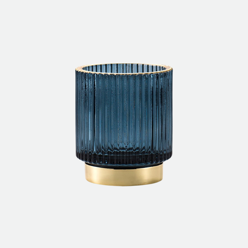 BowLift | Elise Gold Foil Glass Makeup Halter & Organizer