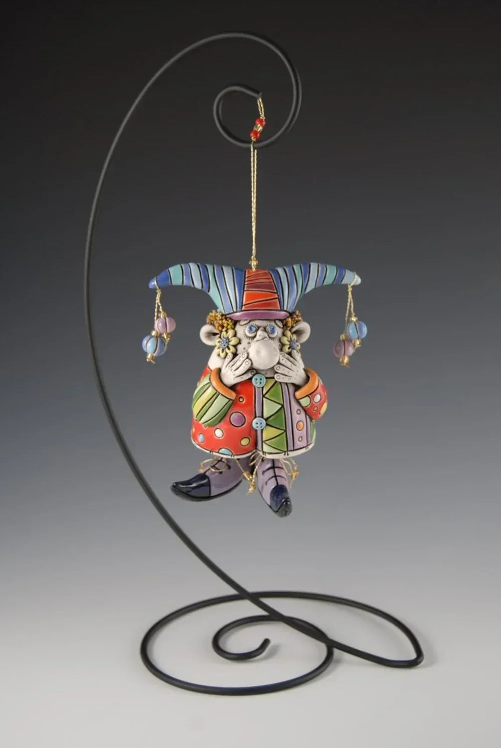 BowLift | Colorful Jester Bell Ornaments